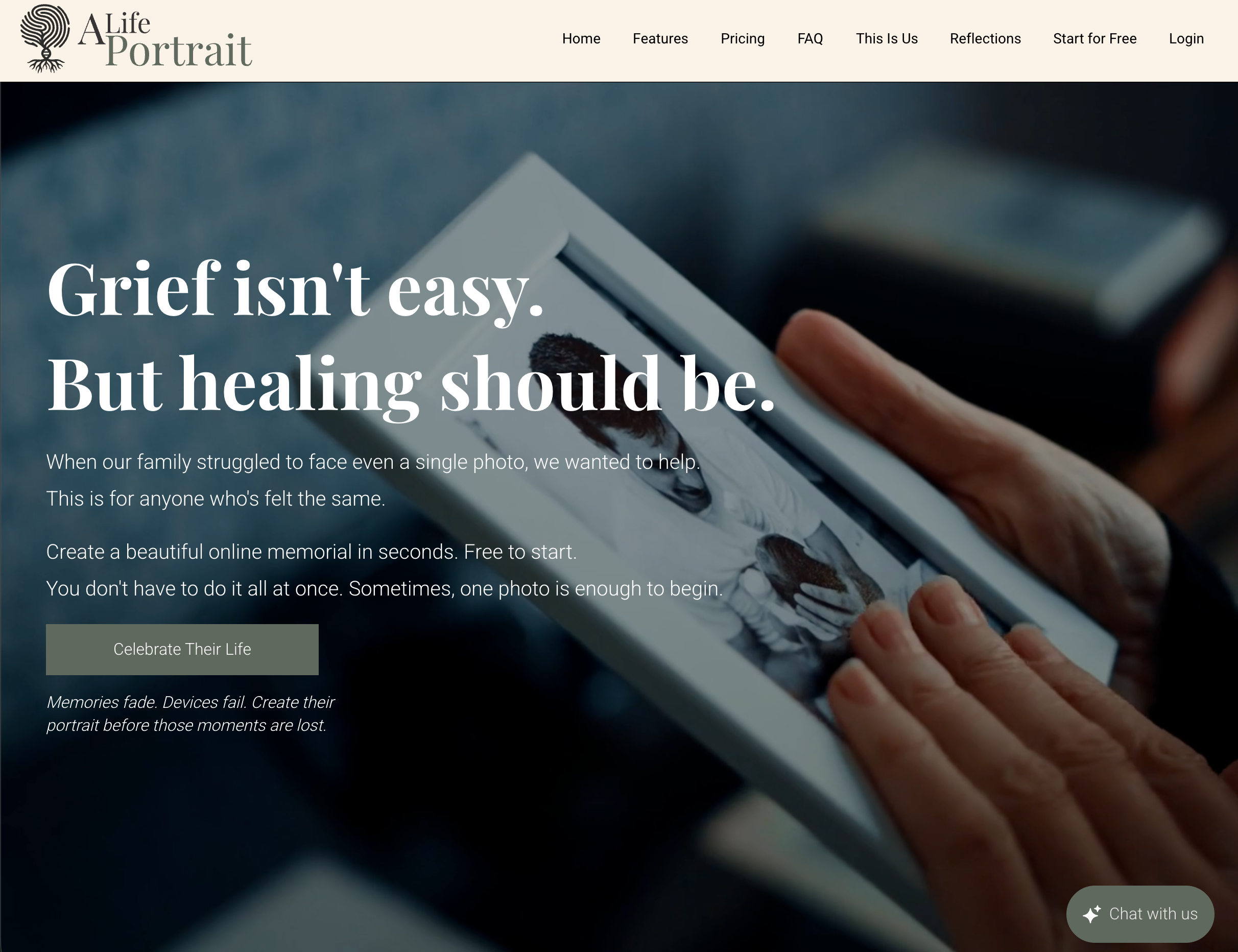 A Life Portrait Platform